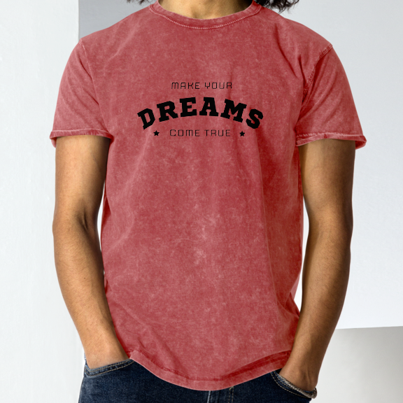 Make Your Dreams Come True - Denim T-Shirt