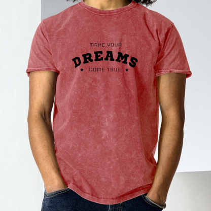 Make Your Dreams Come True - Denim T-Shirt