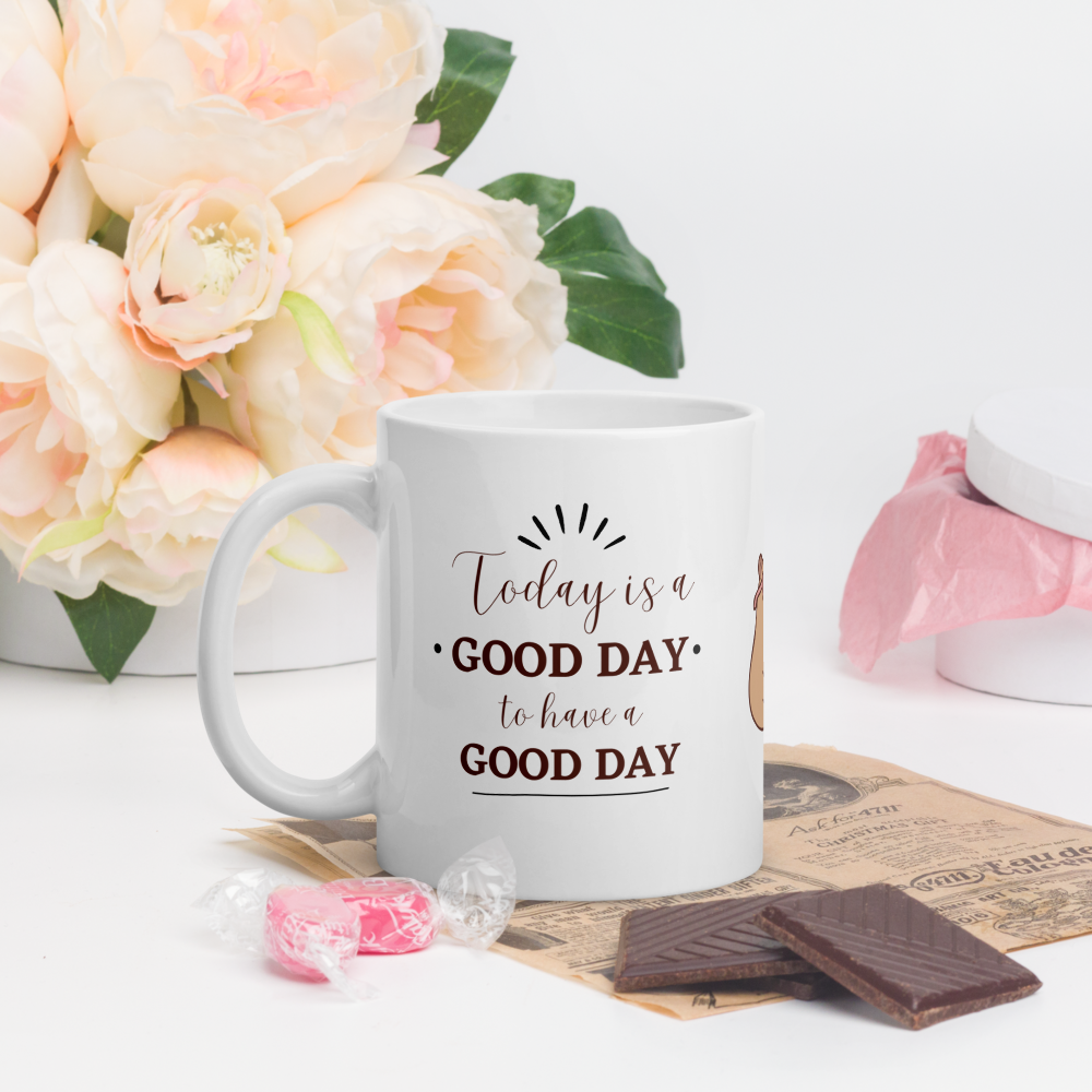 Today Is A Good Day Capybara - White Mug