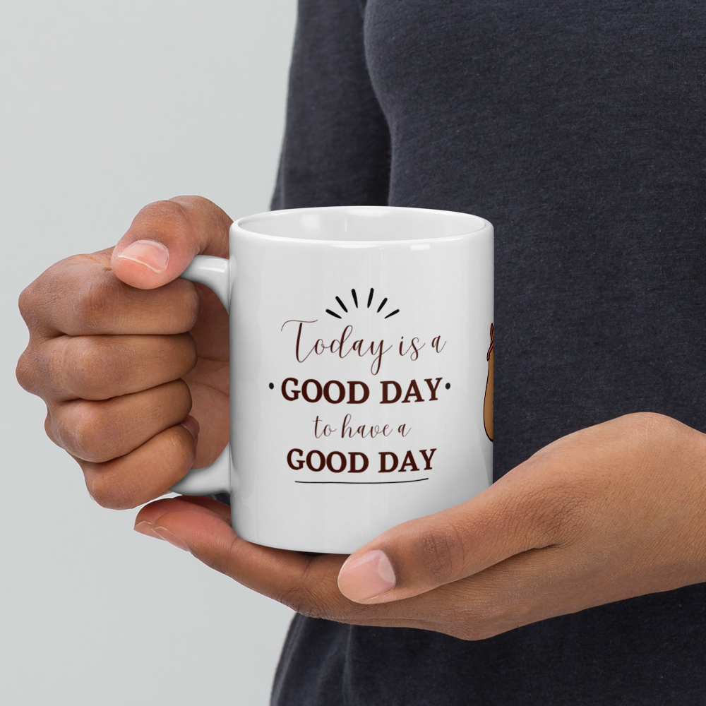Today Is A Good Day Capybara - White Mug